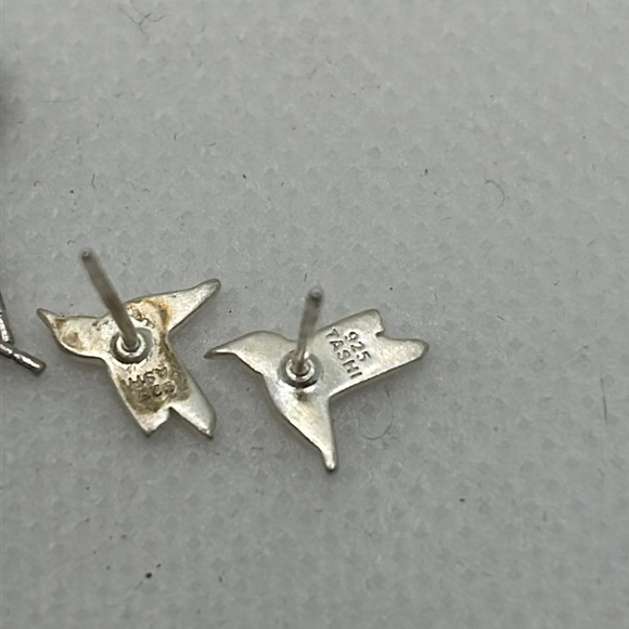 Three pairs of Silver (925) Earrings - Picture 7 of 9